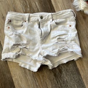 AE white shorts